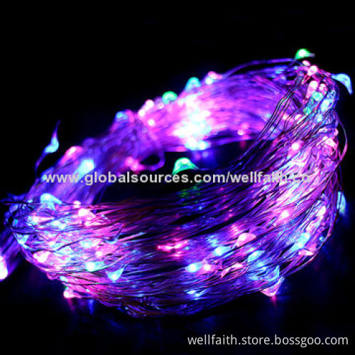 Outdoor Party/String Lights, Copper/Silver with 110/220V Voltage, Transformer Wedding Decoration